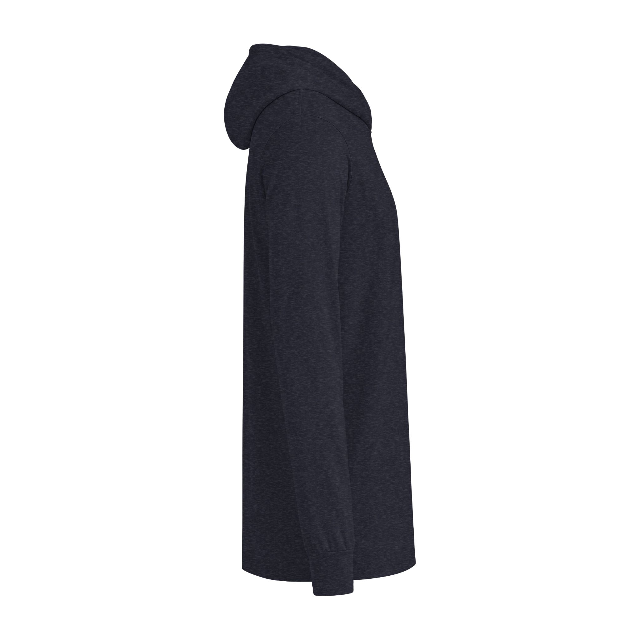 Hooded Long Sleeve Tee — Lightweight White Hooded Tee