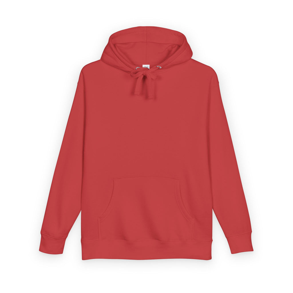 White Fleece Hoodie – Minimal Classic Pullover Hooded Sweatshirt