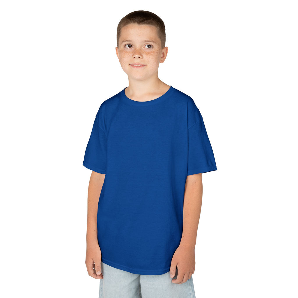 Kids T-Shirt — Plain White Heavy Cotton Tee for Boys & Girls