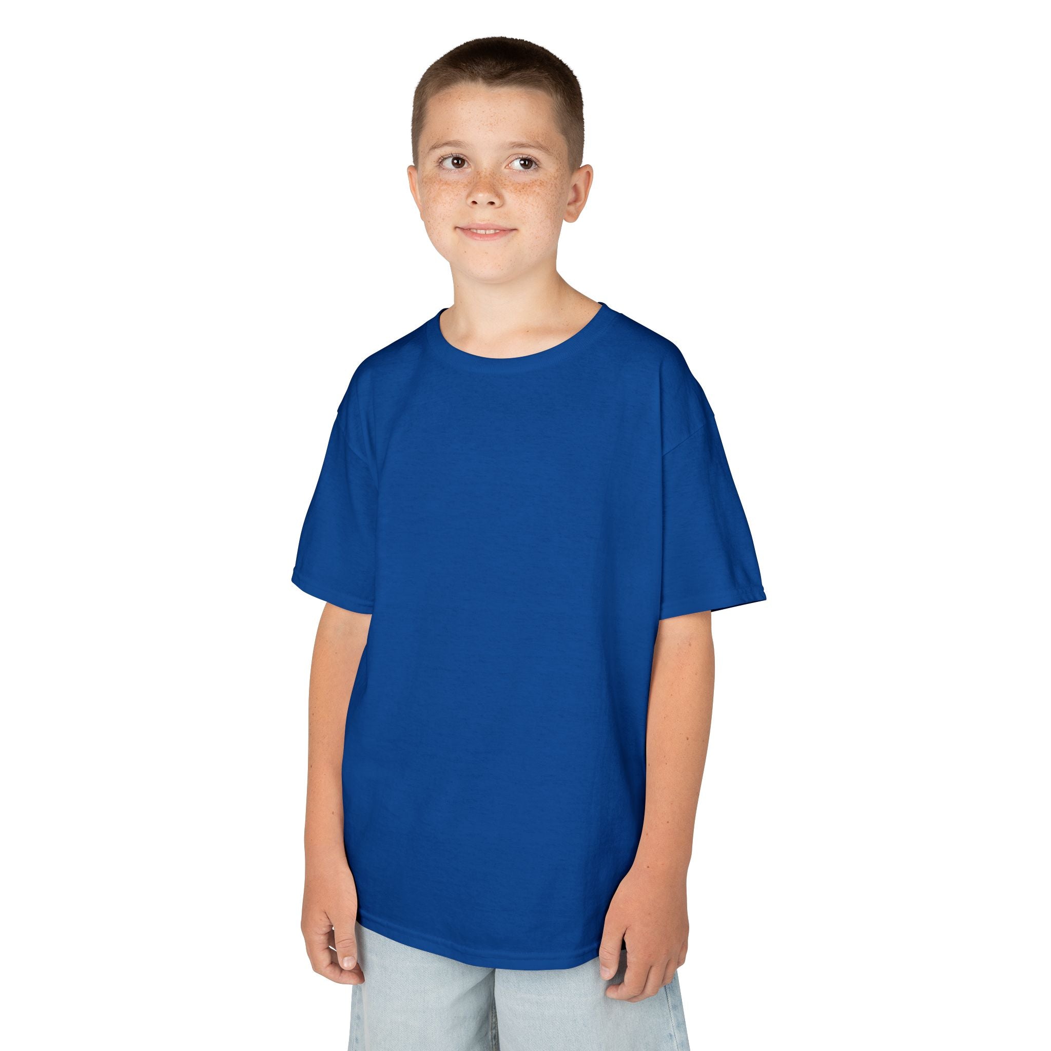 Kids T-Shirt — Plain White Heavy Cotton Tee for Boys & Girls