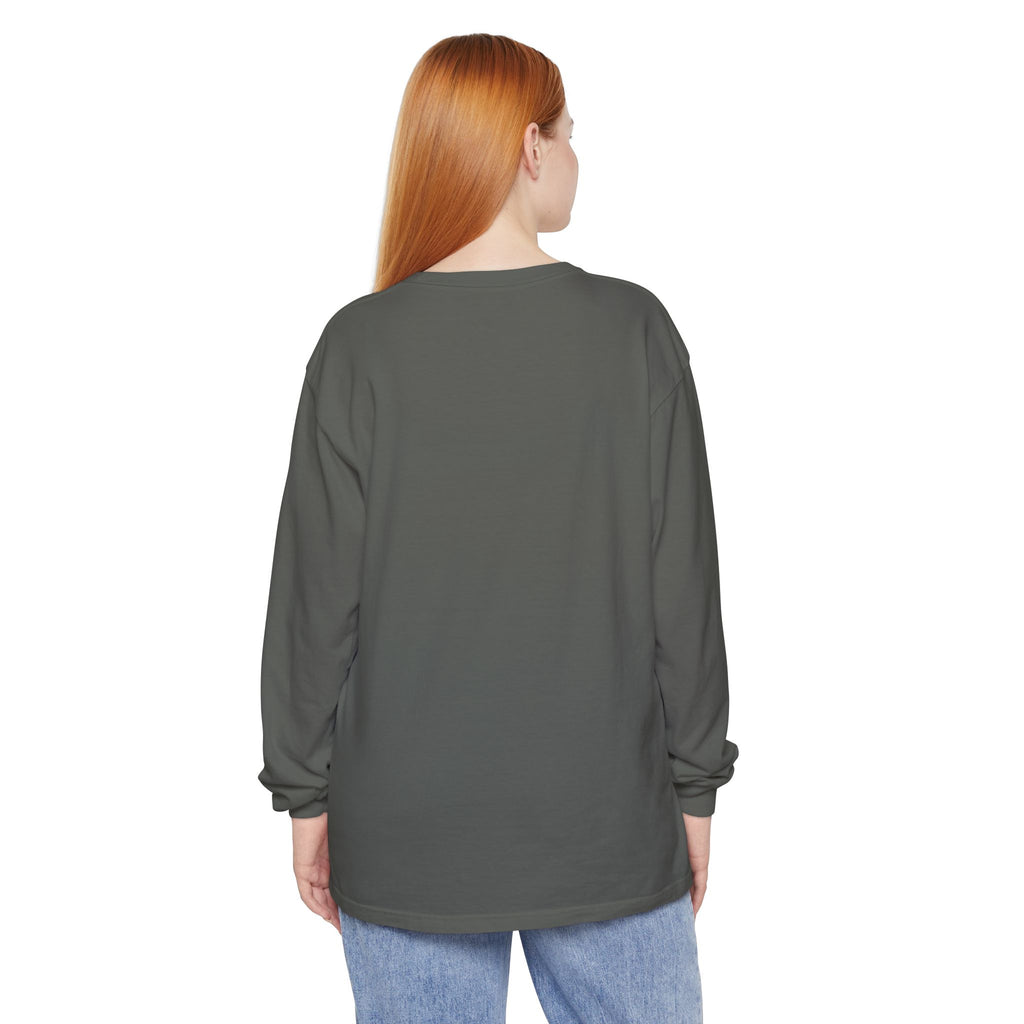 Long Sleeve T-Shirt — Classic White Garment-Dyed Tee