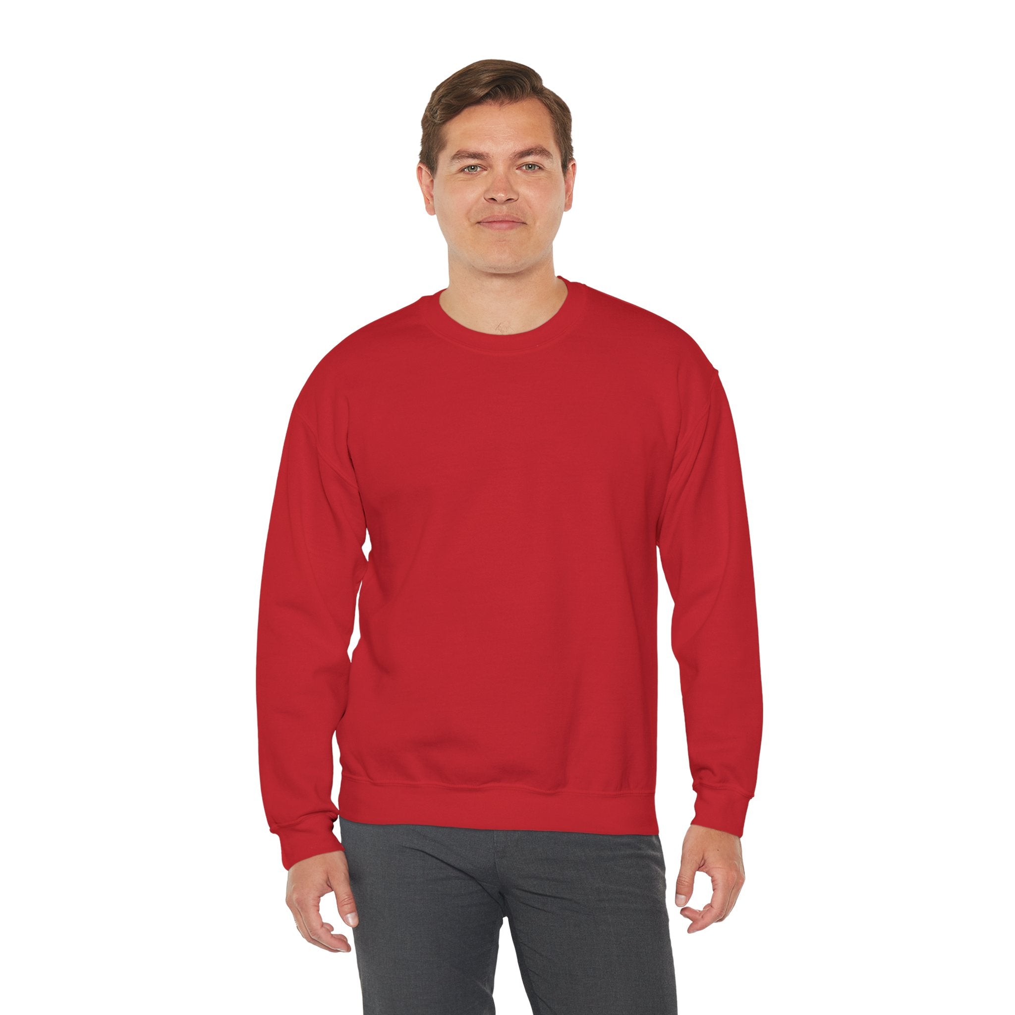 Classic White Crewneck Sweatshirt