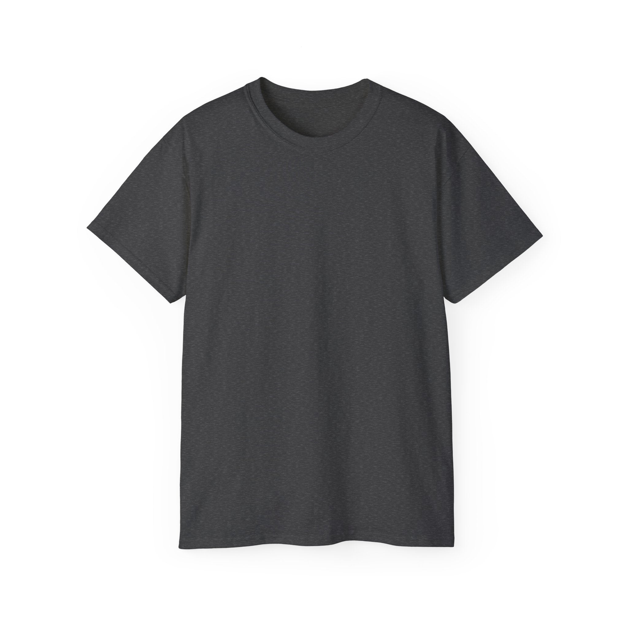 Classic White Cotton Tee - Plain Crewneck Shirt