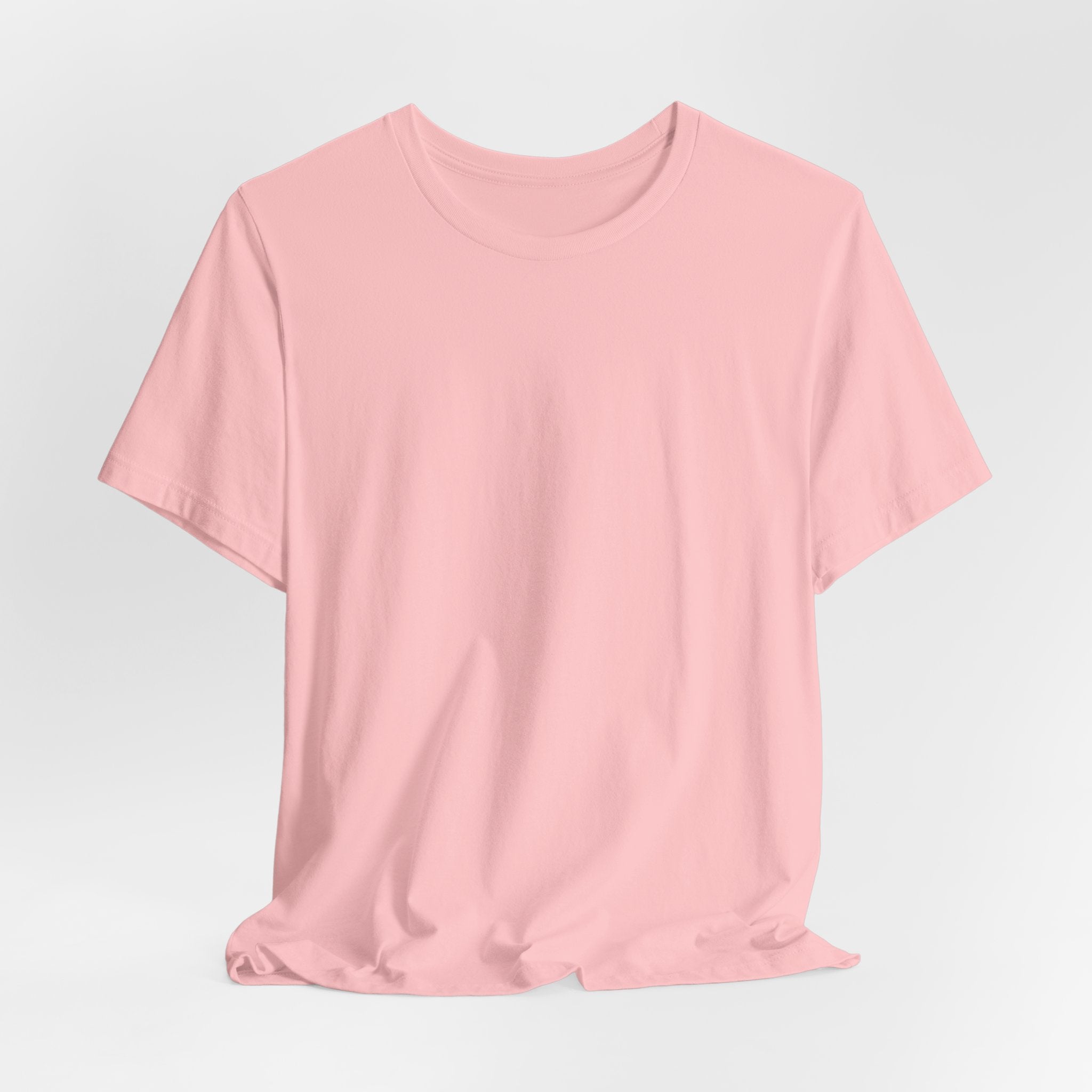 White Short Sleeve Tee — Minimal Classic Crewneck T-Shirt