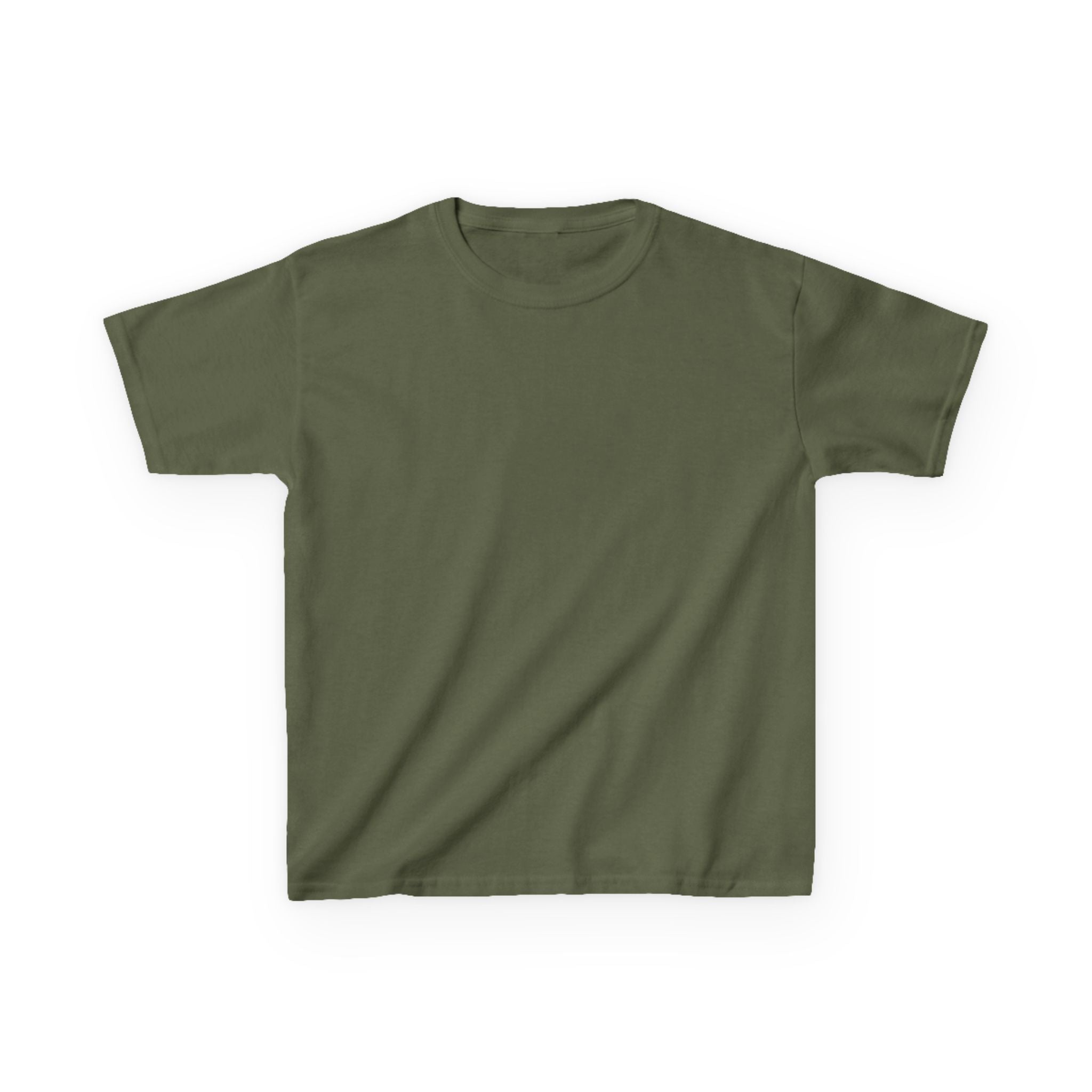 Kids T-Shirt — Plain White Heavy Cotton Tee for Boys & Girls