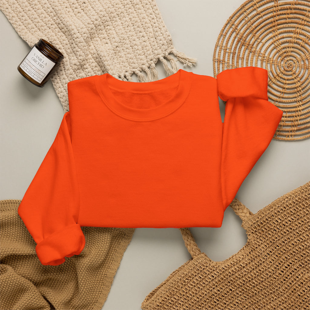 Crewneck Sweatshirt – Minimal White Classic Crewneck