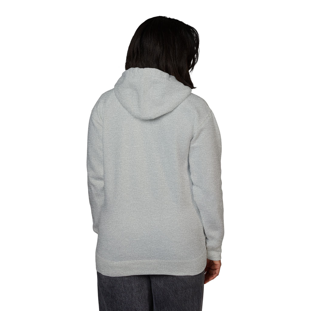 White Fleece Hoodie – Minimal Classic Pullover Hooded Sweatshirt