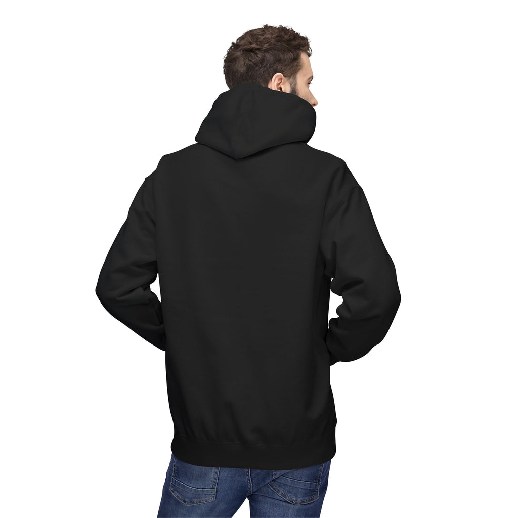 Classic White Fleece Hoodie – Soft Midweight Pullover