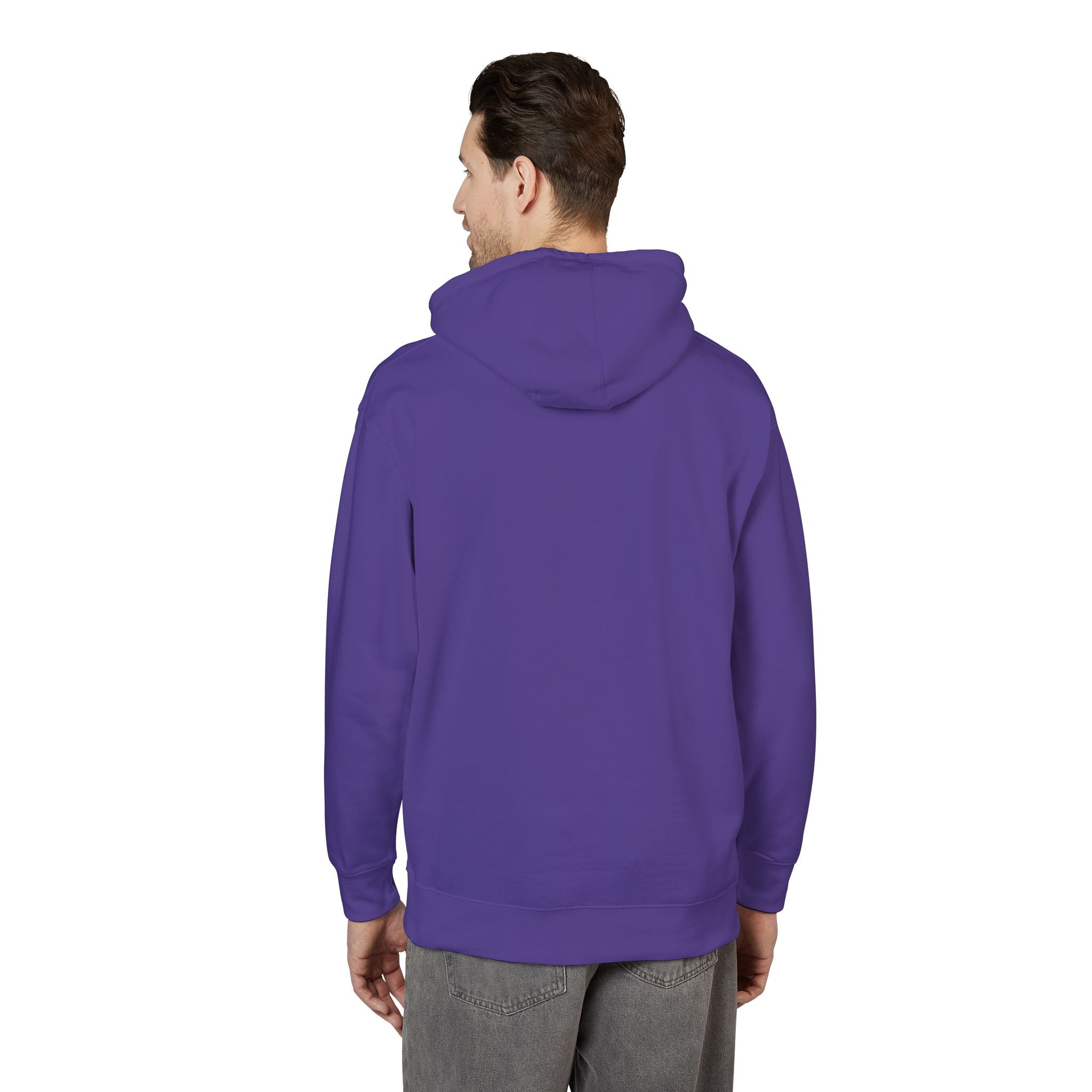 White Fleece Hoodie – Minimal Classic Pullover Hooded Sweatshirt