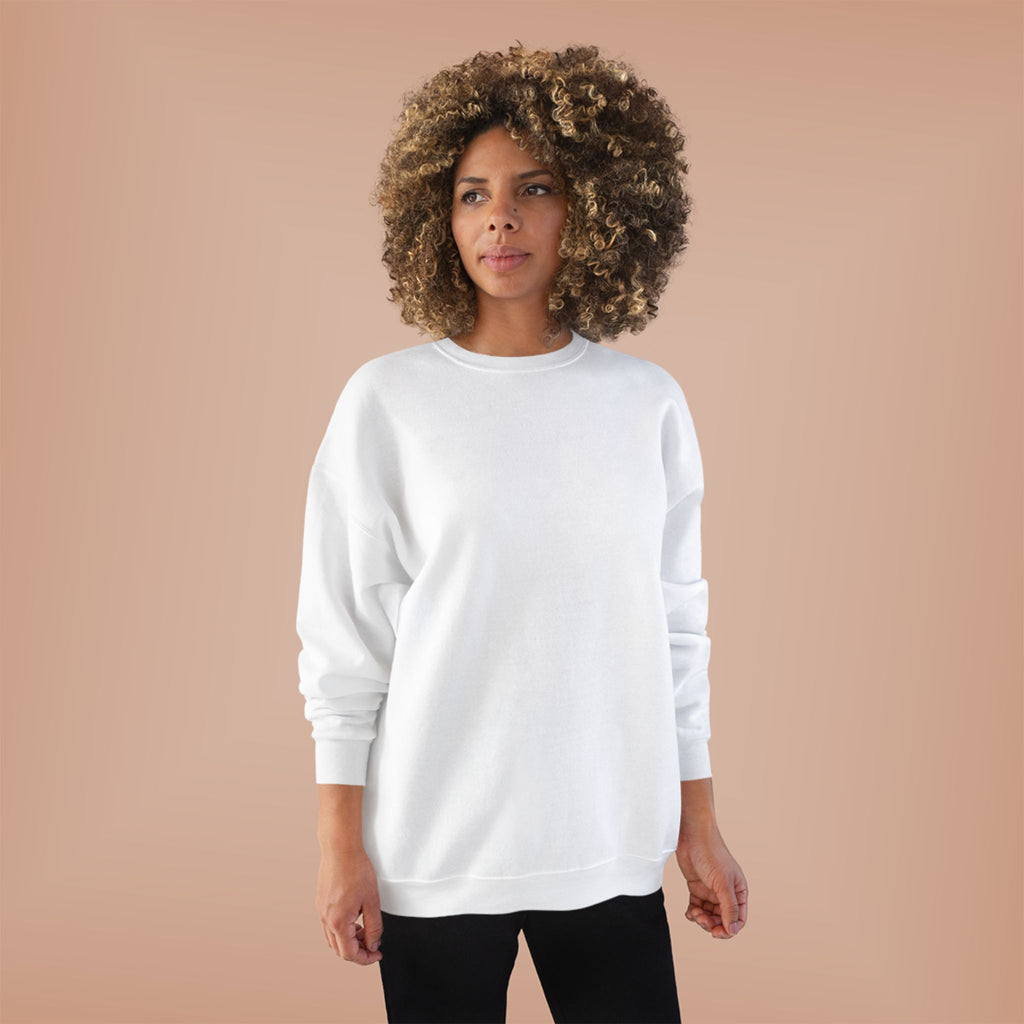 Classic White Crewneck Sweatshirt