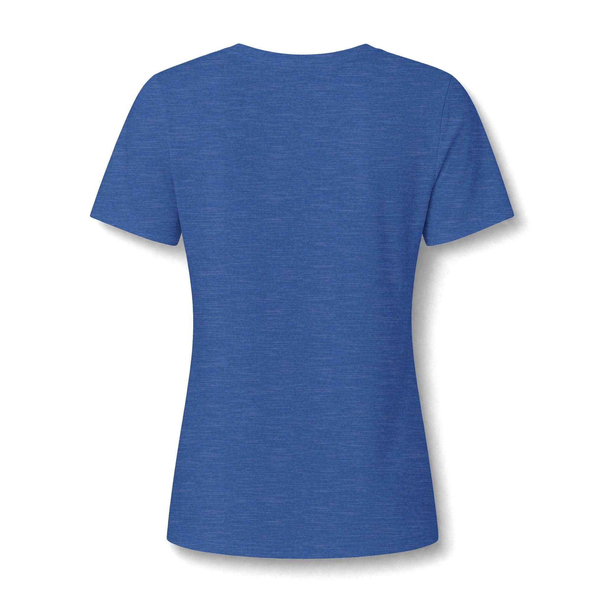 Women's Relaxed Heather CVC V-Neck Tee