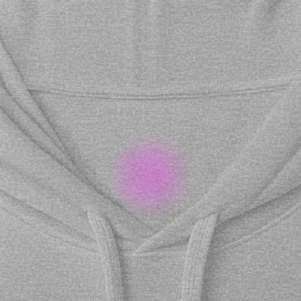 Classic White Fleece Hoodie – Soft Midweight Pullover