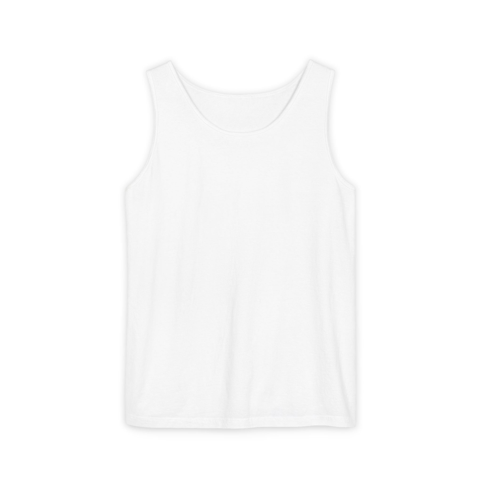 Classic White Tank Top — Everyday Garment-Dyed Casual Tank