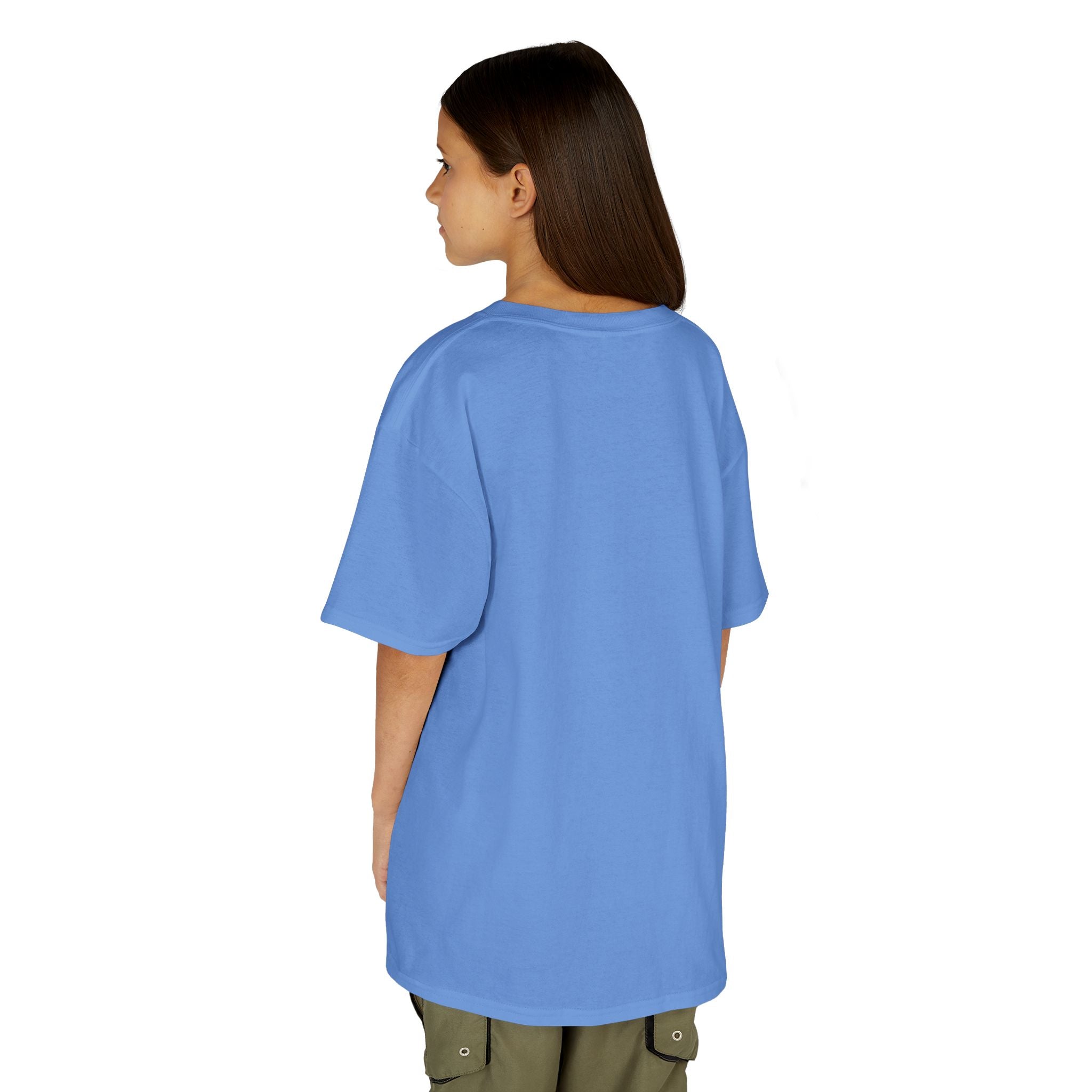 Kids T-Shirt — Plain White Heavy Cotton Tee for Boys & Girls