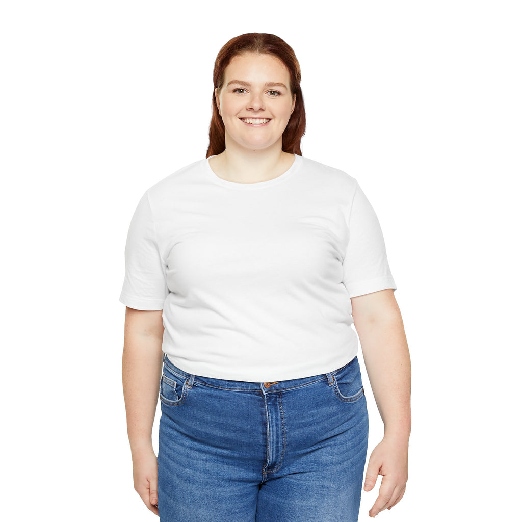 White Short Sleeve Tee — Minimal Classic Crewneck T-Shirt