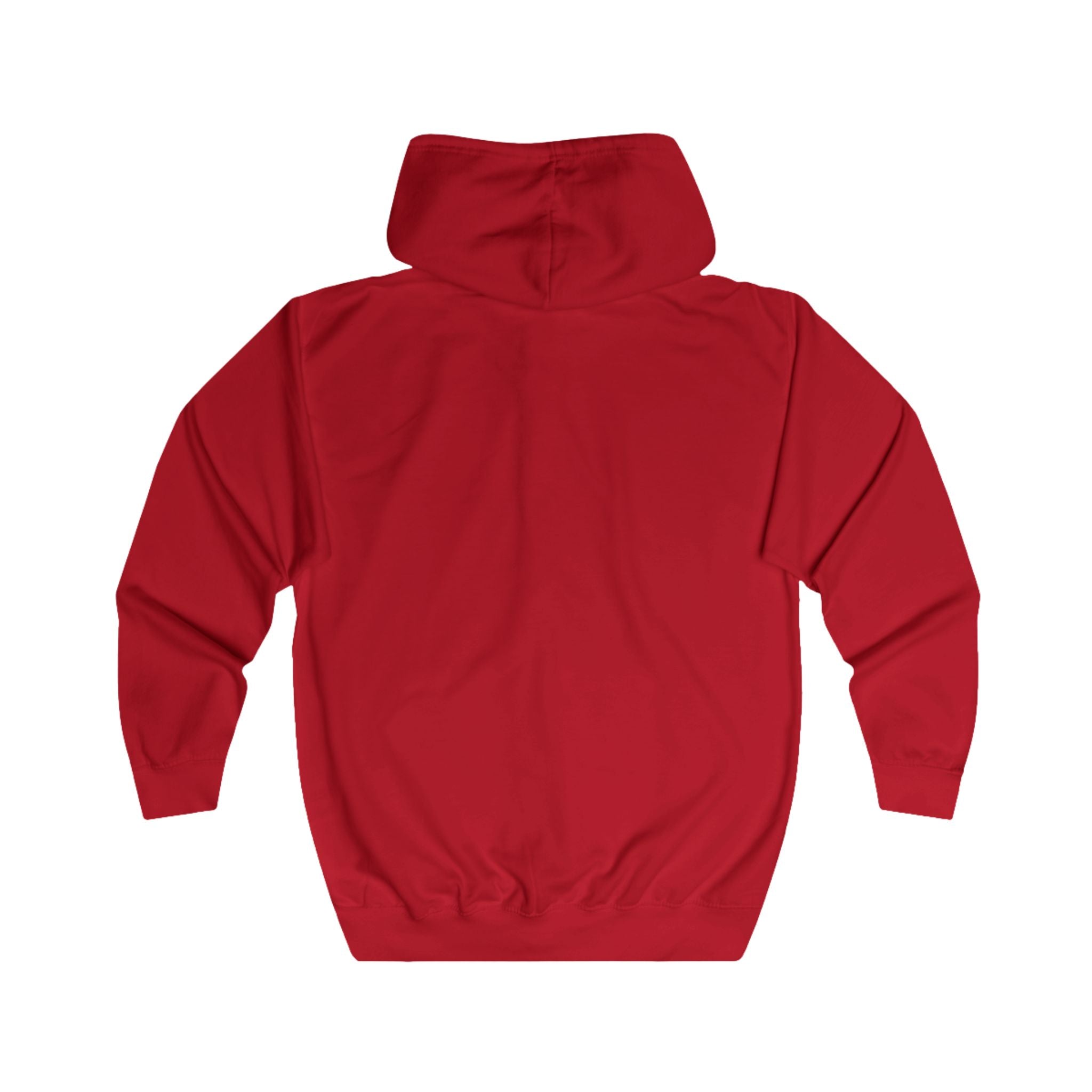 Full Zip Hoodie — Classic White Zip-Up Hoodie