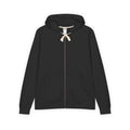 Men's Full-Zip Hoodie — Classic White Re-Fleece Zip-Up