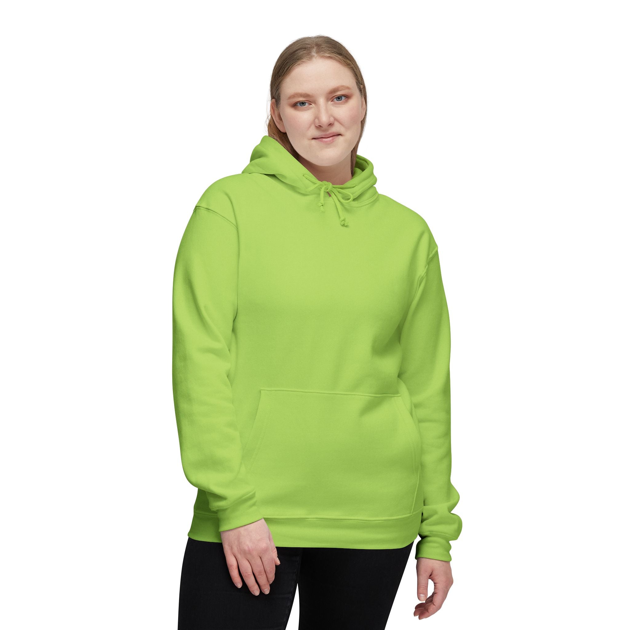 Classic White Hoodie — Made in USA Unisex Hooded Sweatshirt