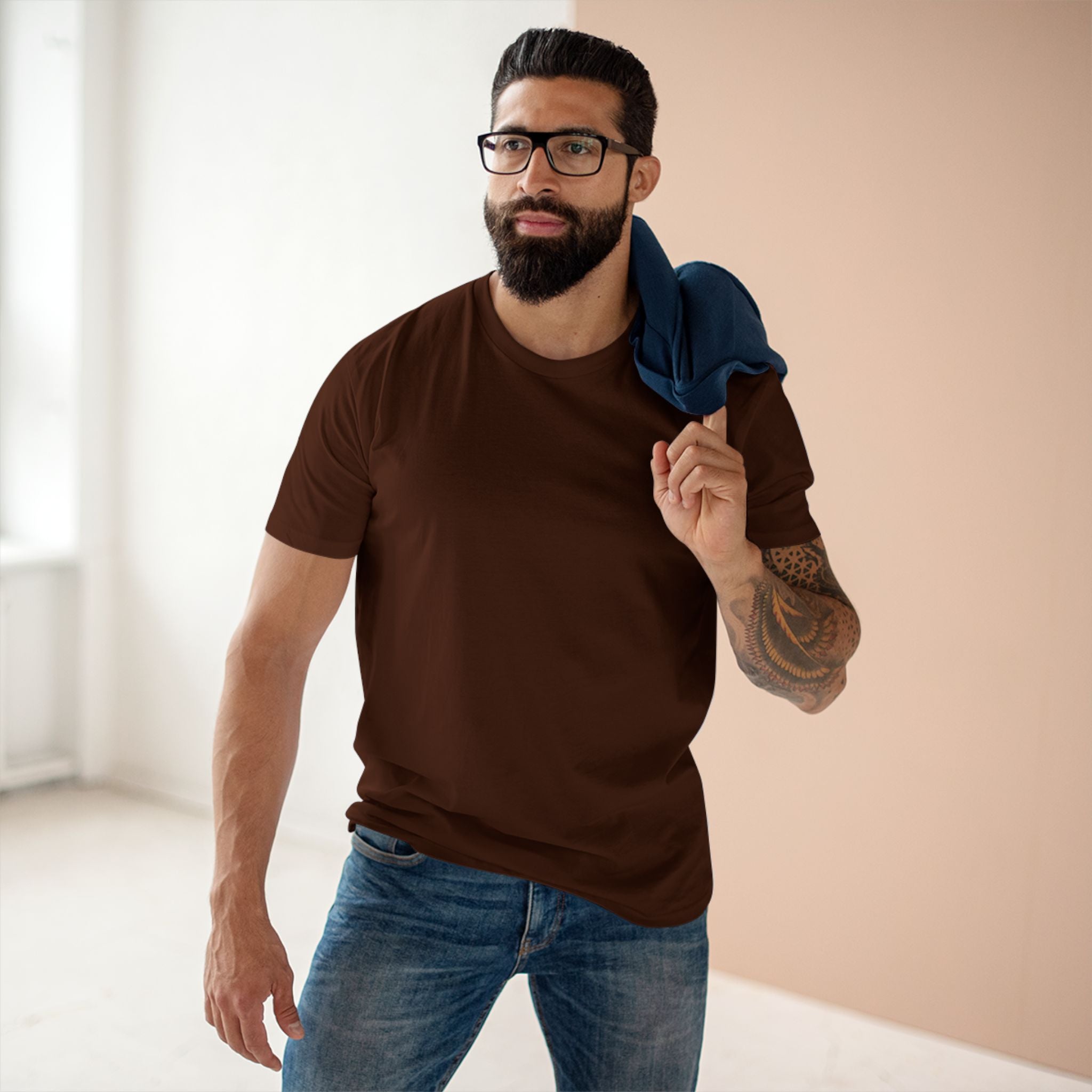 Classic White Tee — Adult Staple Crewneck T-Shirt