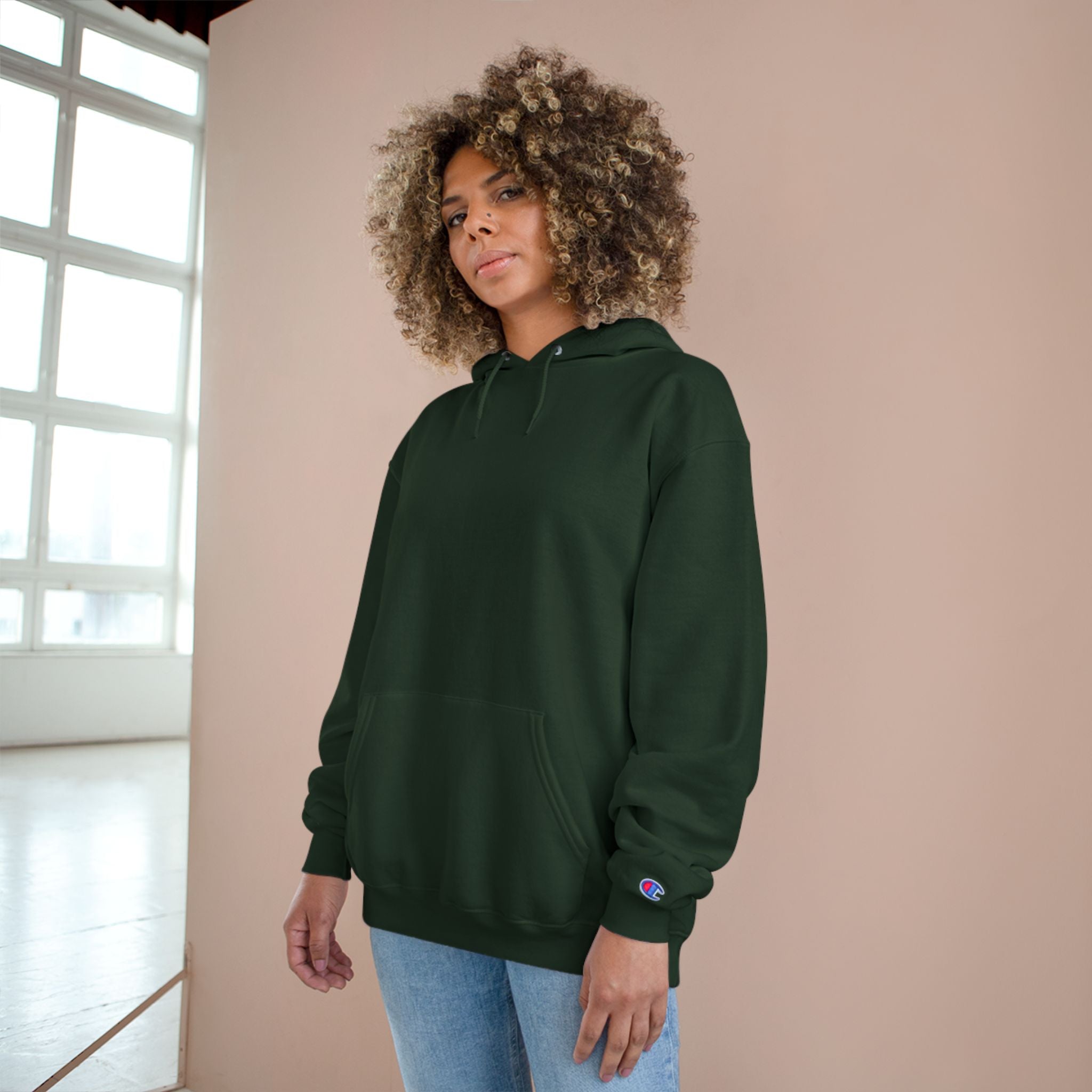 Classic White Champion Hoodie — Comfortable Everyday Pullover