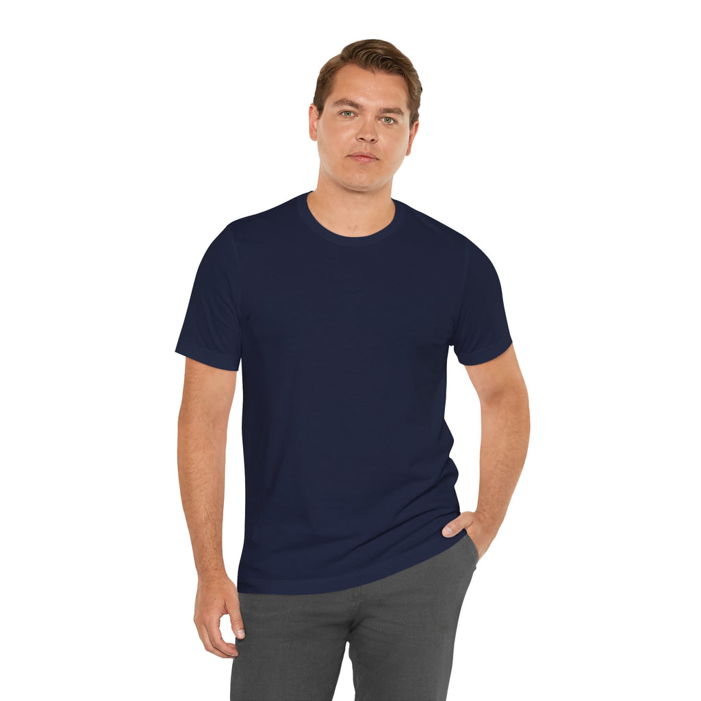 White Short Sleeve Tee — Minimal Classic Crewneck T-Shirt