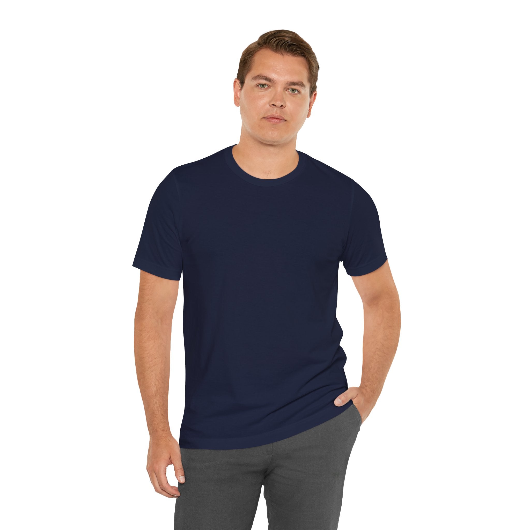 White Short Sleeve Tee — Minimal Classic Crewneck T-Shirt