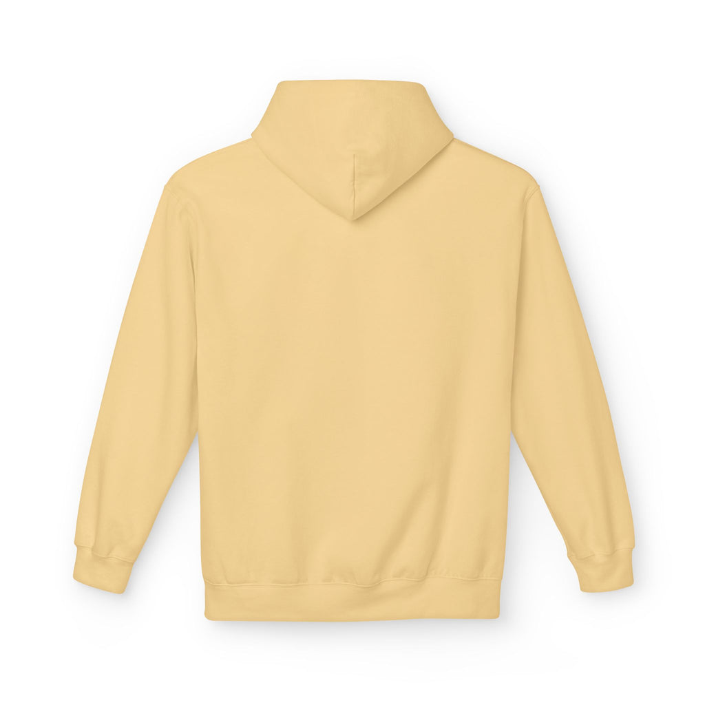 Classic White Fleece Hoodie – Soft Midweight Pullover