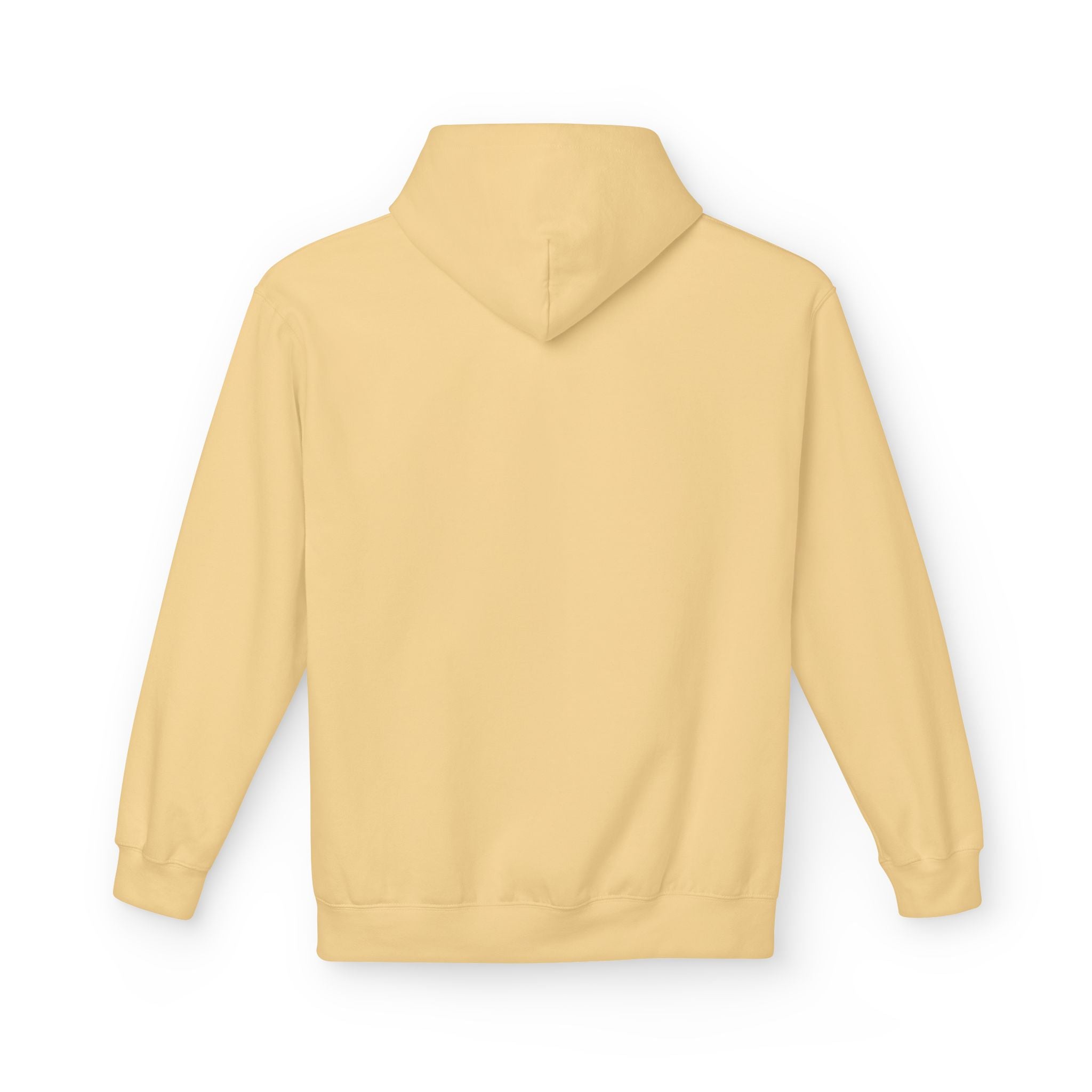 Classic White Fleece Hoodie – Soft Midweight Pullover