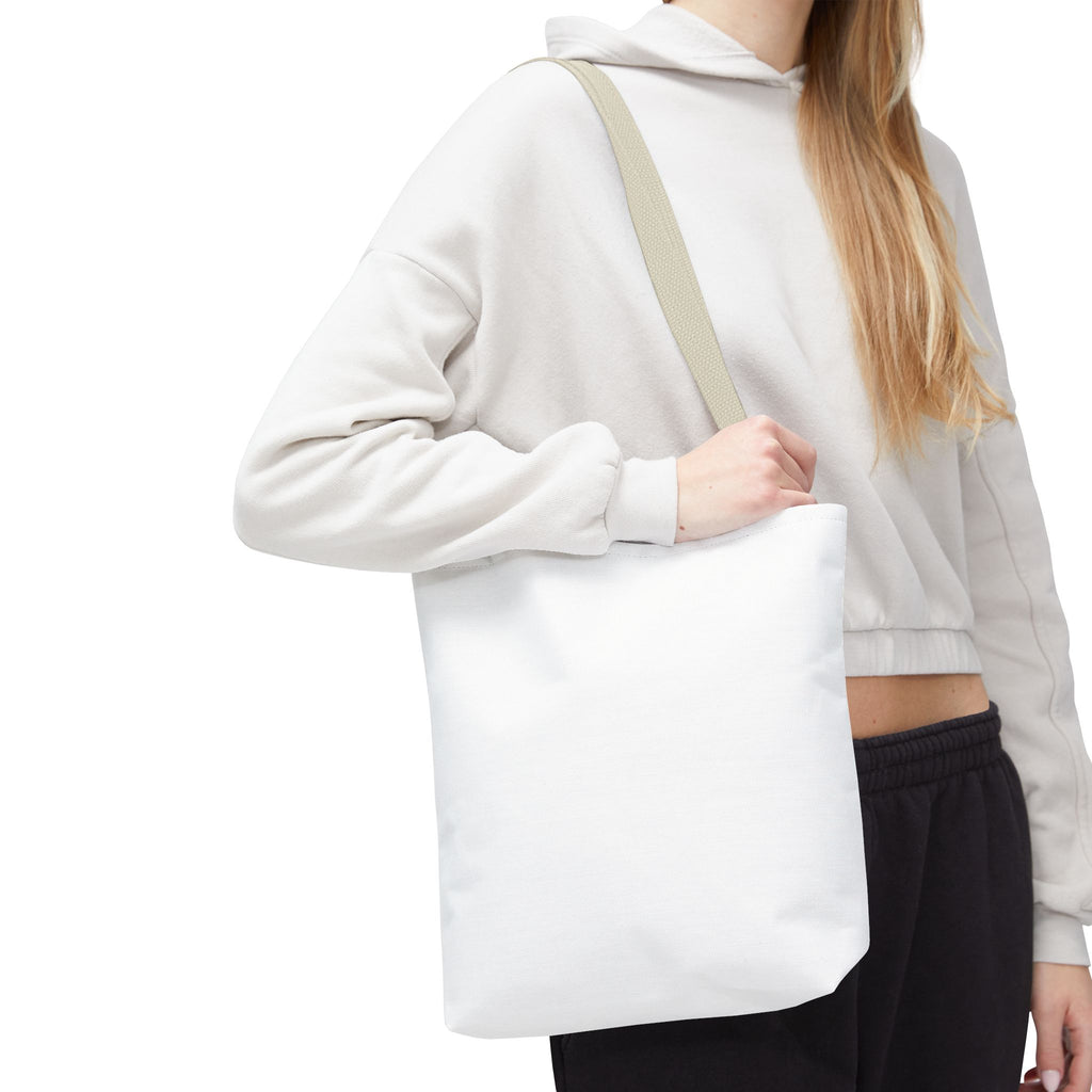 Custom All-Over Print Tote Bag — Blank White Canvas Shoulder Tote
