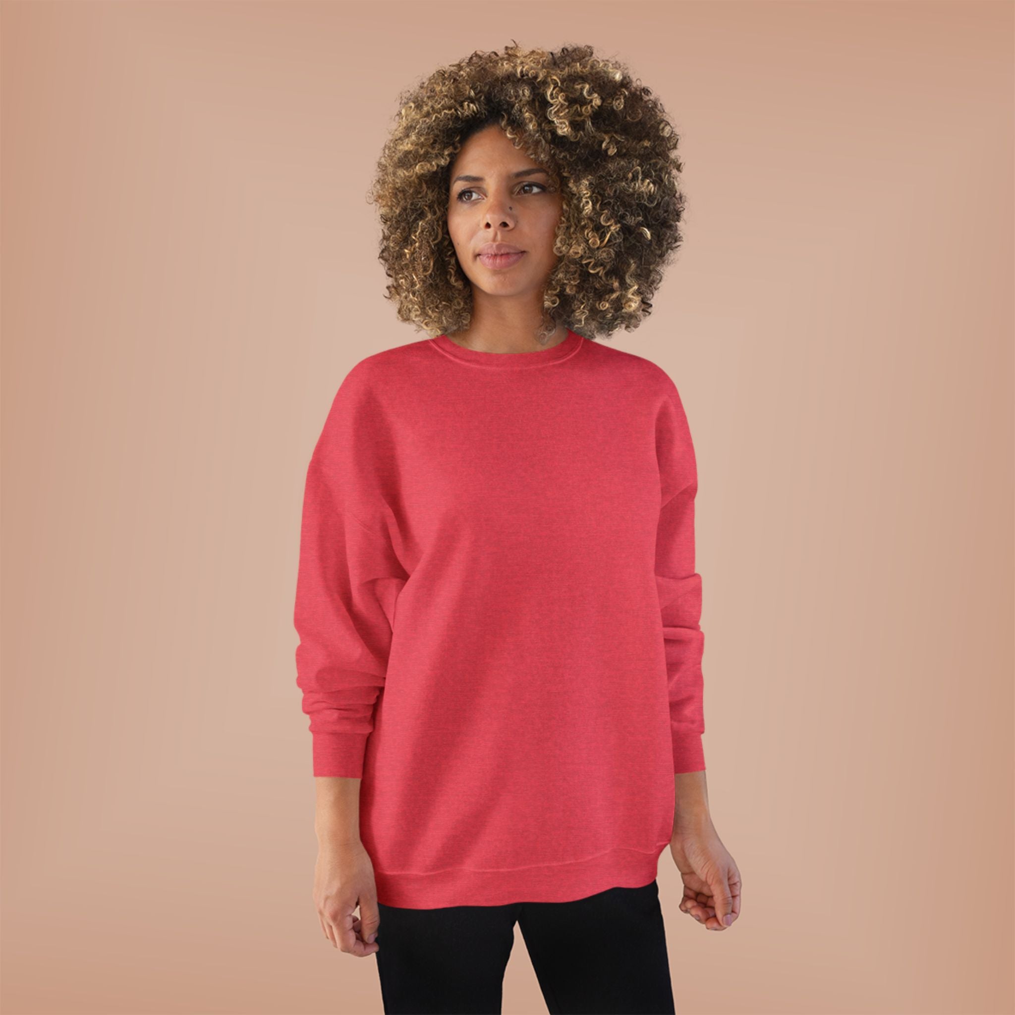 Classic White Crewneck Sweatshirt