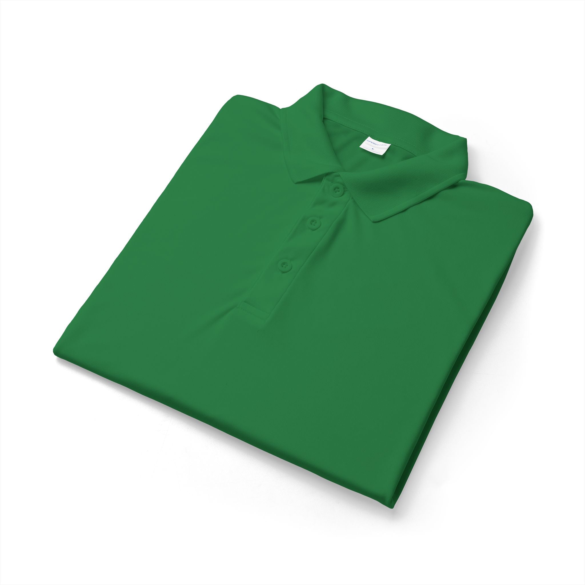 Men's White Performance Polo Shirt - Moisture-Wicking Sport-Tek Style