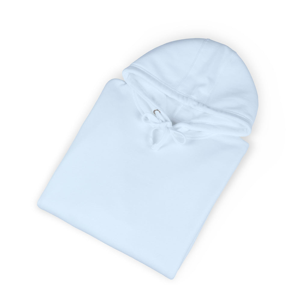 White Fleece Hoodie – Minimal Classic Pullover Hooded Sweatshirt