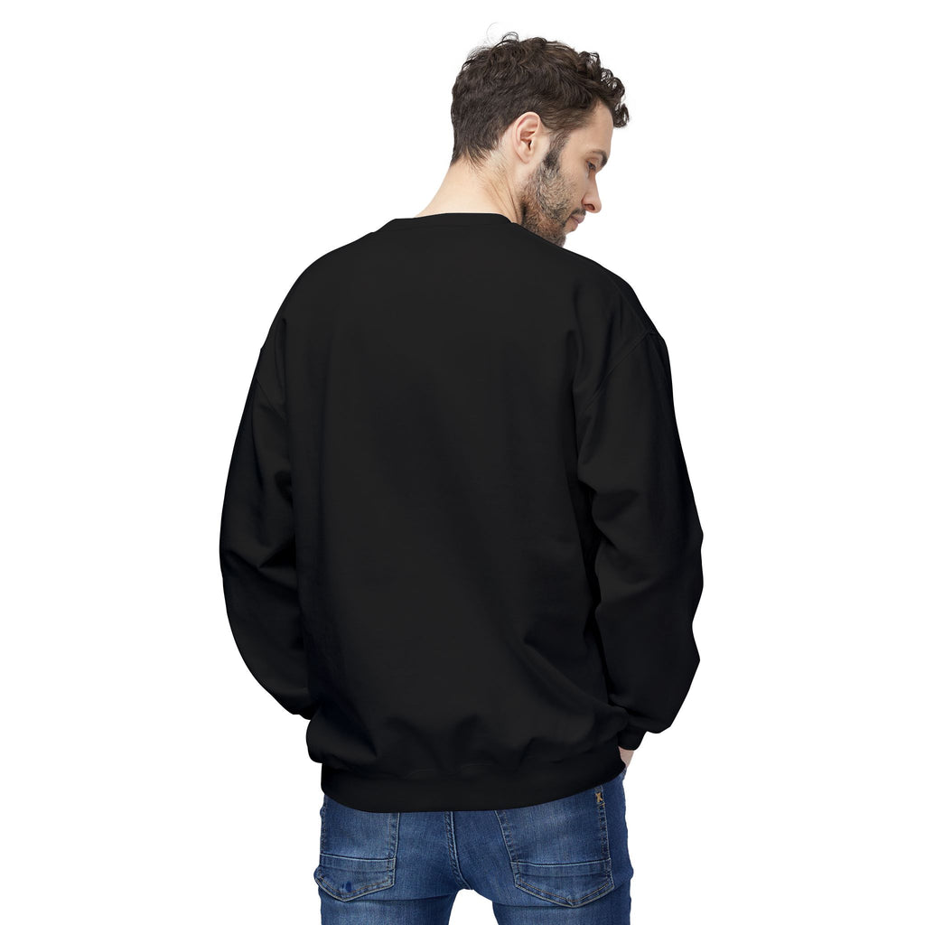 Classic White Crewneck Sweatshirt — Unisex Midweight Fleece