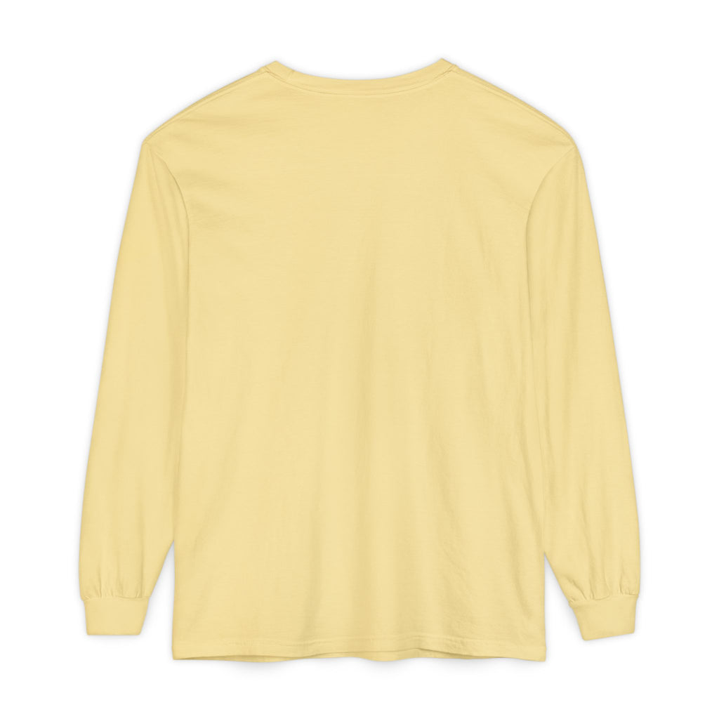Long Sleeve T-Shirt — Classic White Garment-Dyed Tee