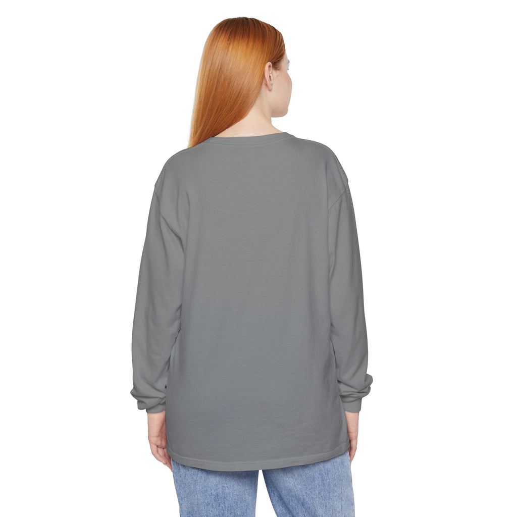 Long Sleeve T-Shirt — Classic White Garment-Dyed Tee
