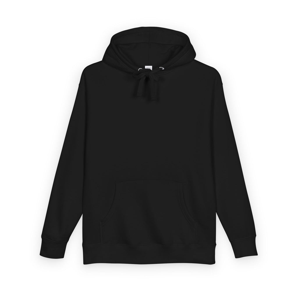 White Fleece Hoodie – Minimal Classic Pullover Hooded Sweatshirt