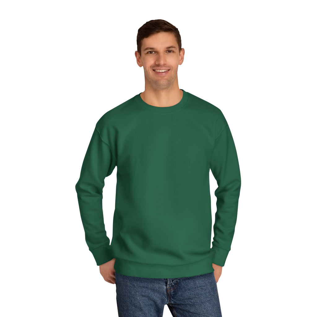 Crewneck Sweatshirt – Classic Coral Crew Sweatshirt, Cozy Everyday Pullover