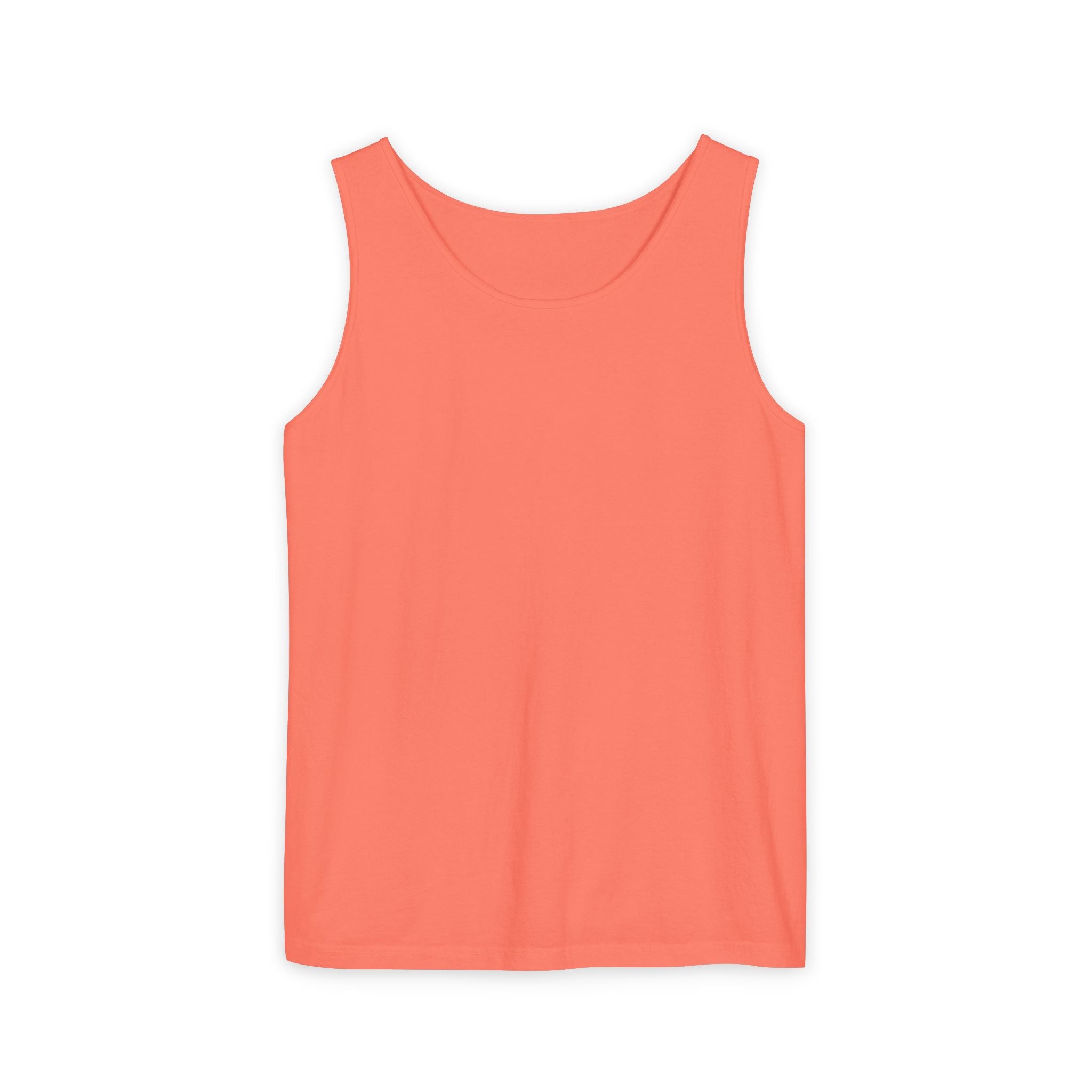 Plain White Tank Top — Lightweight Unisex Garment-Dyed Sleeveless Tee