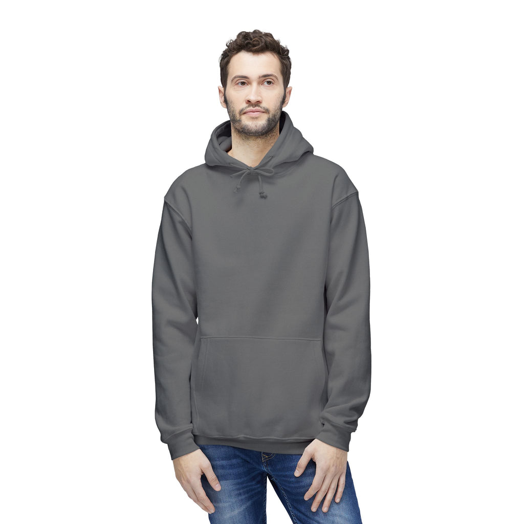 Classic White Hoodie — Made in USA Unisex Hooded Sweatshirt