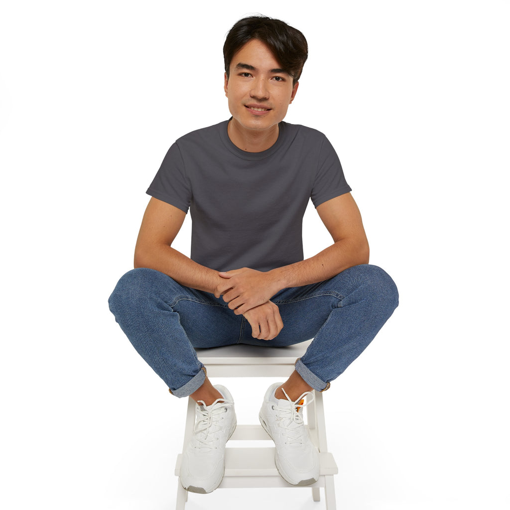 Classic White Cotton Tee - Plain Crewneck Shirt