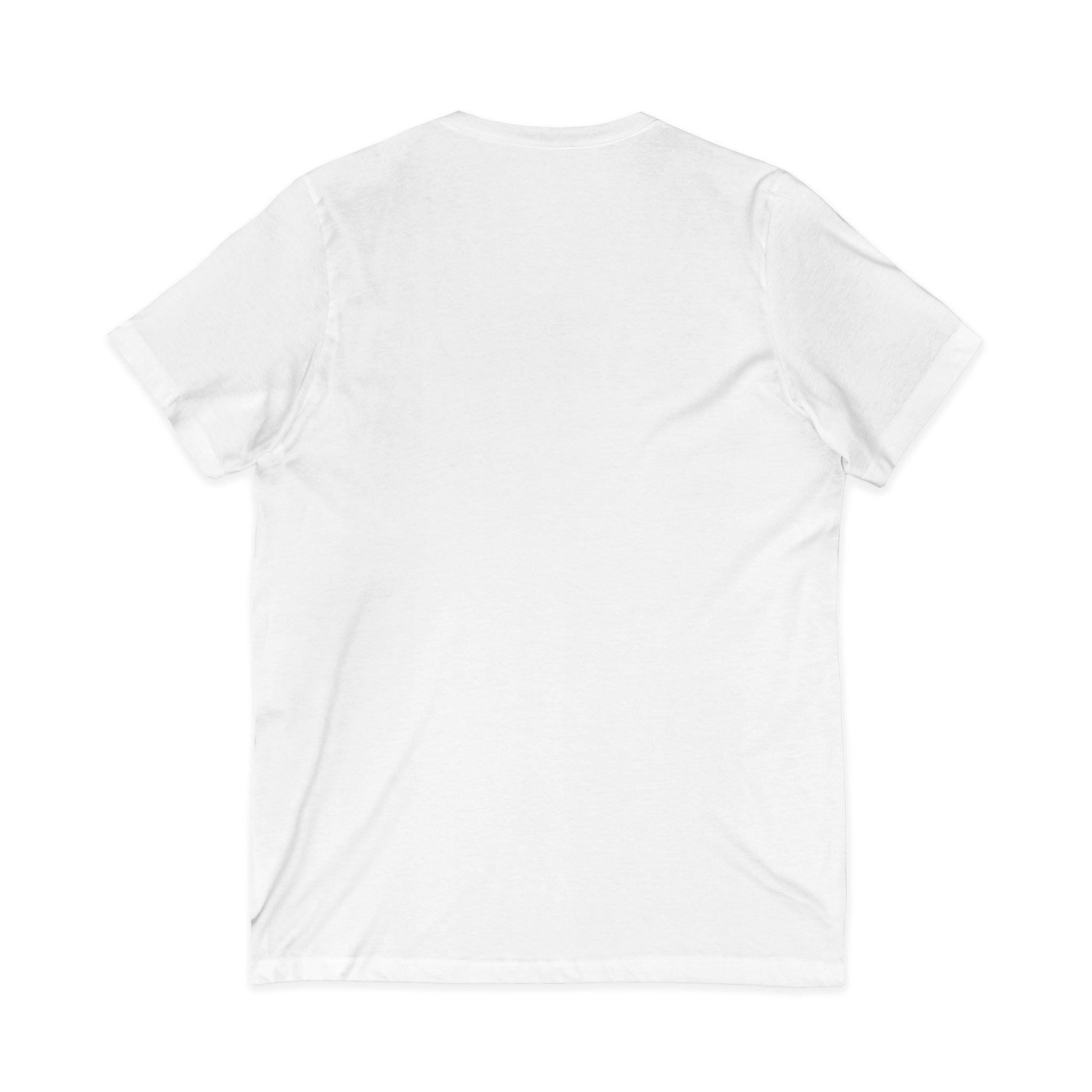 V-Neck Jersey Tee — Classic White Short Sleeve T-Shirt