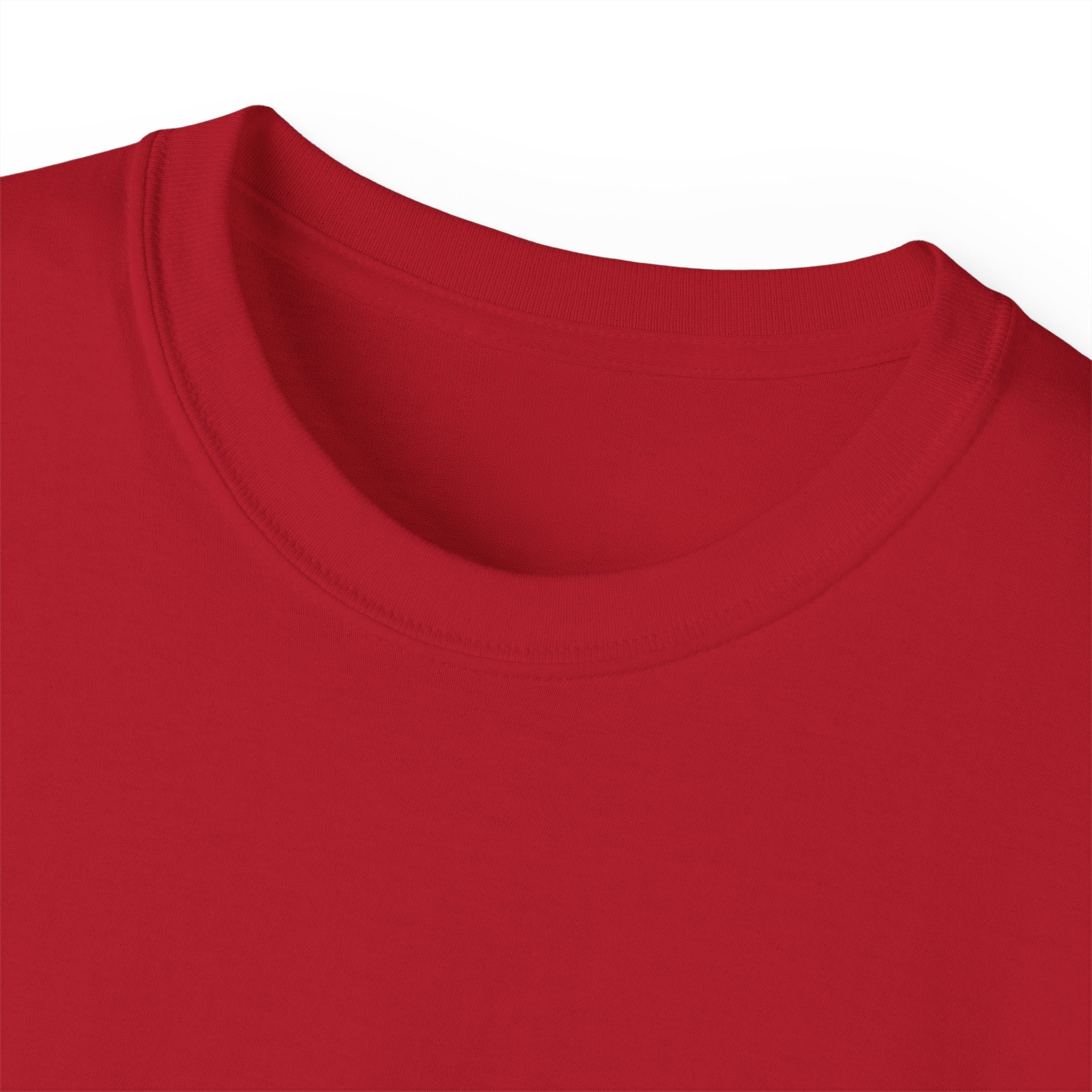 Classic White Cotton Tee - Plain Crewneck Shirt