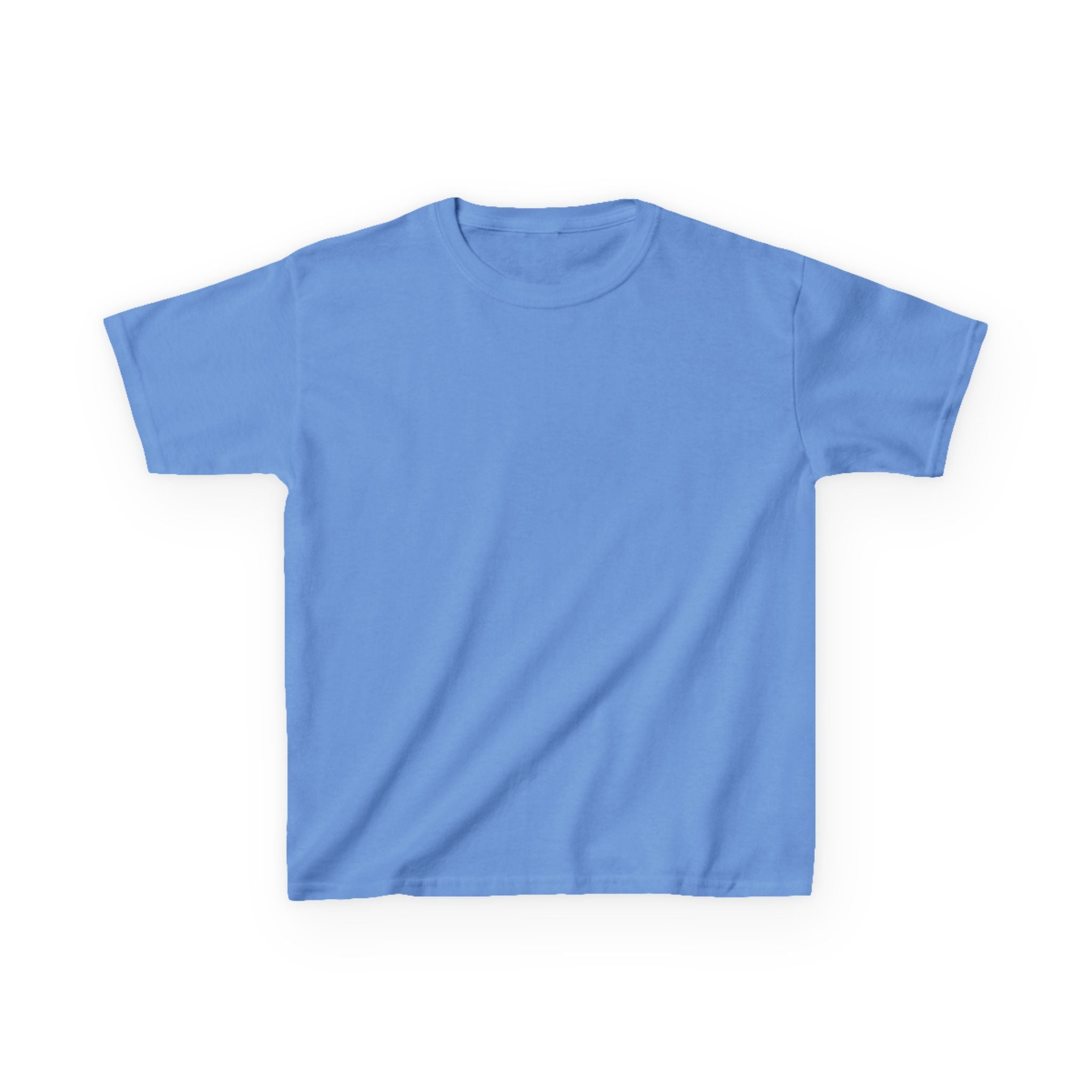Kids T-Shirt — Plain White Heavy Cotton Tee for Boys & Girls
