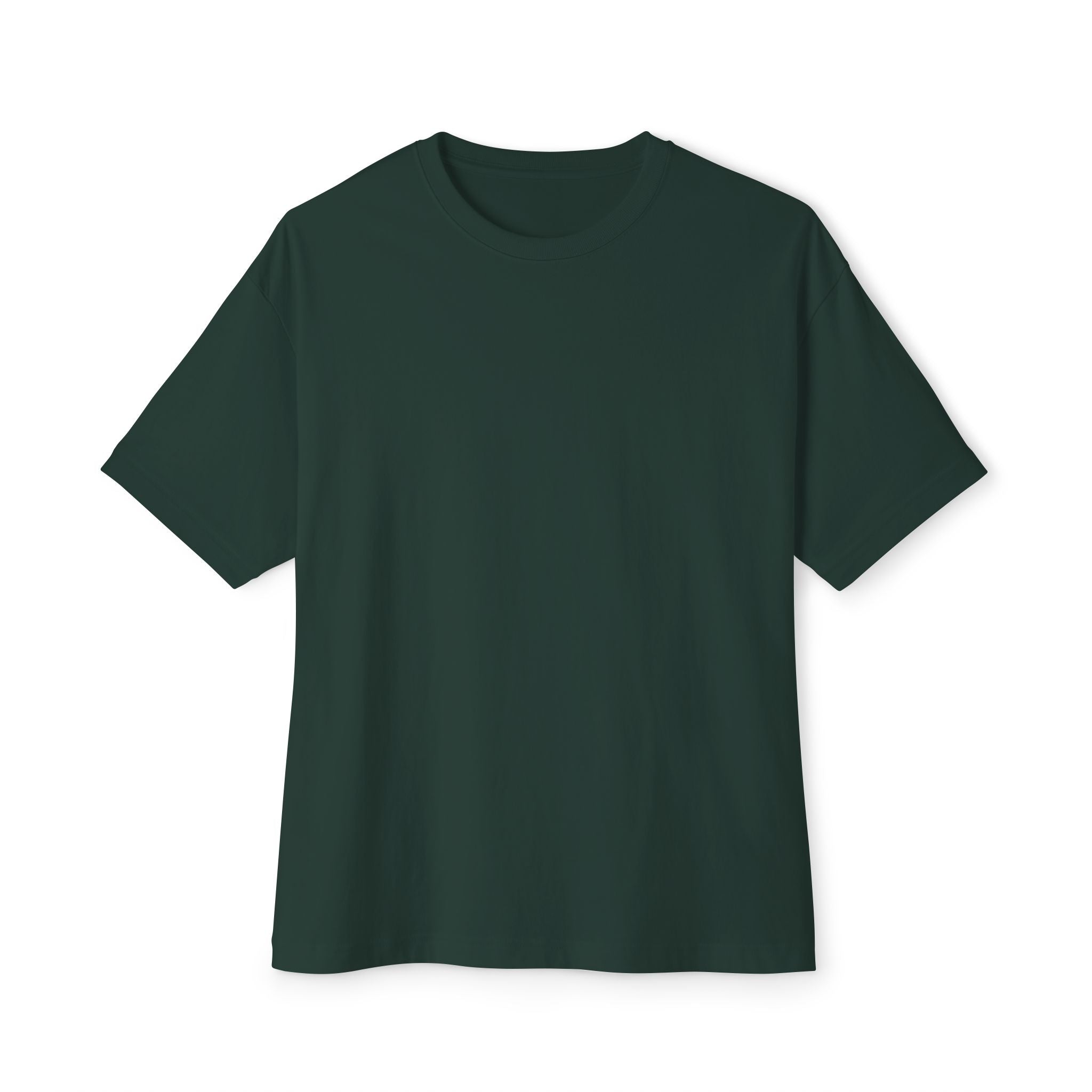 Oversized Boxy Tee — Minimal White Crewneck T-Shirt