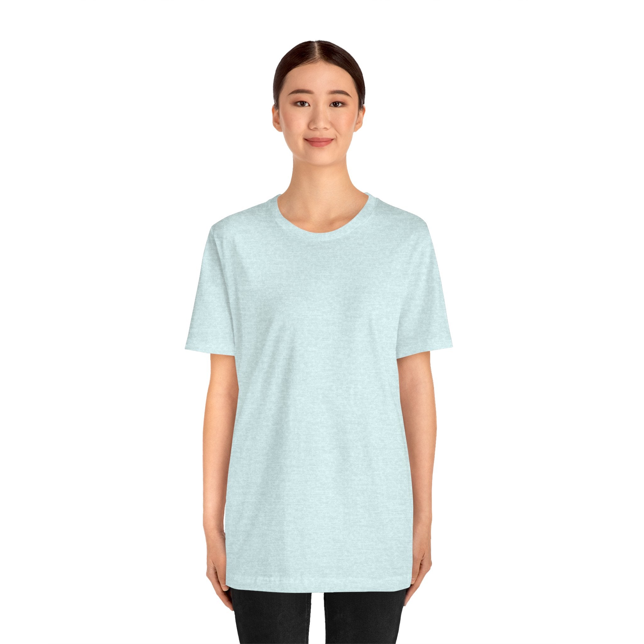 White Short Sleeve Tee — Minimal Classic Crewneck T-Shirt