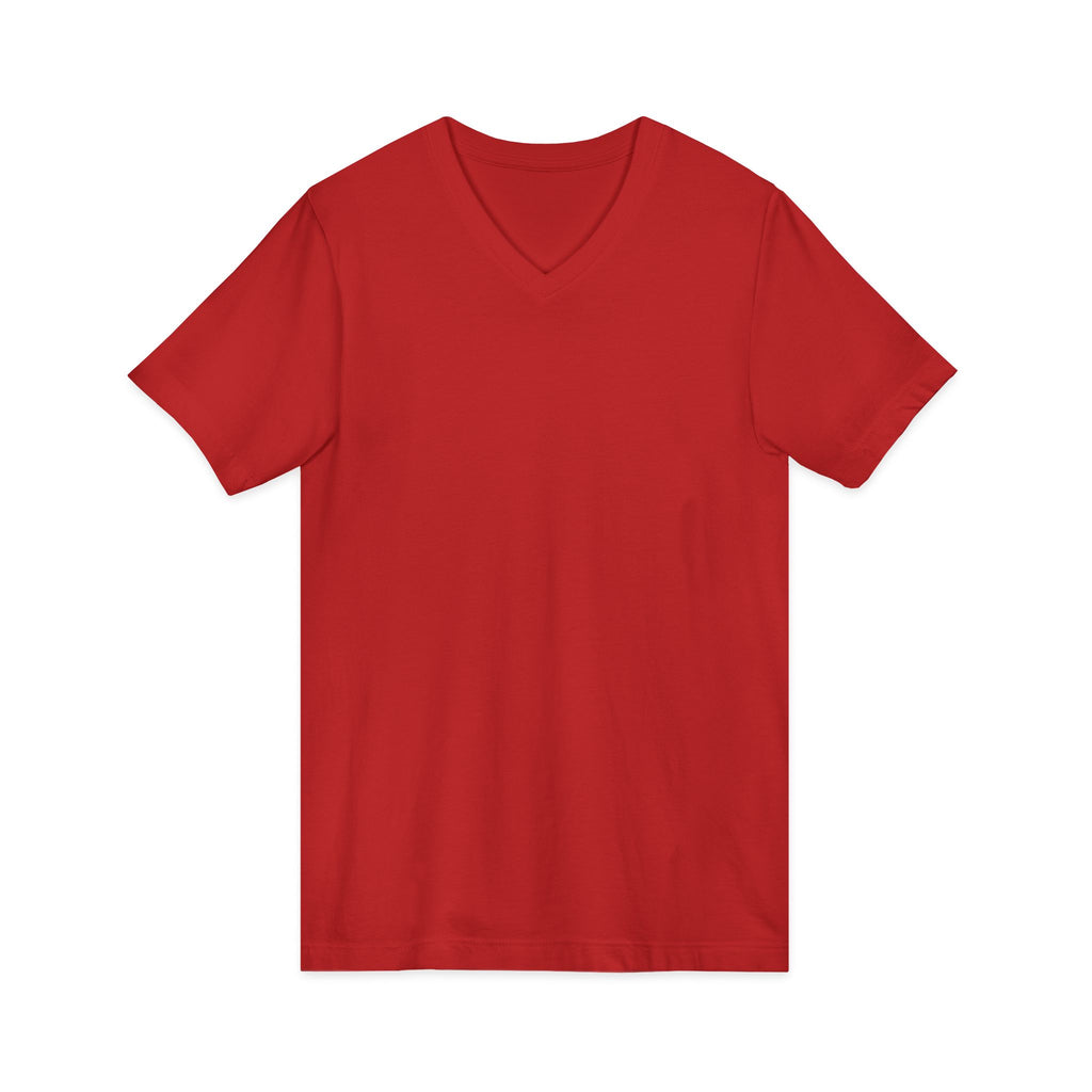 V-Neck Jersey Tee — Classic White Short Sleeve T-Shirt