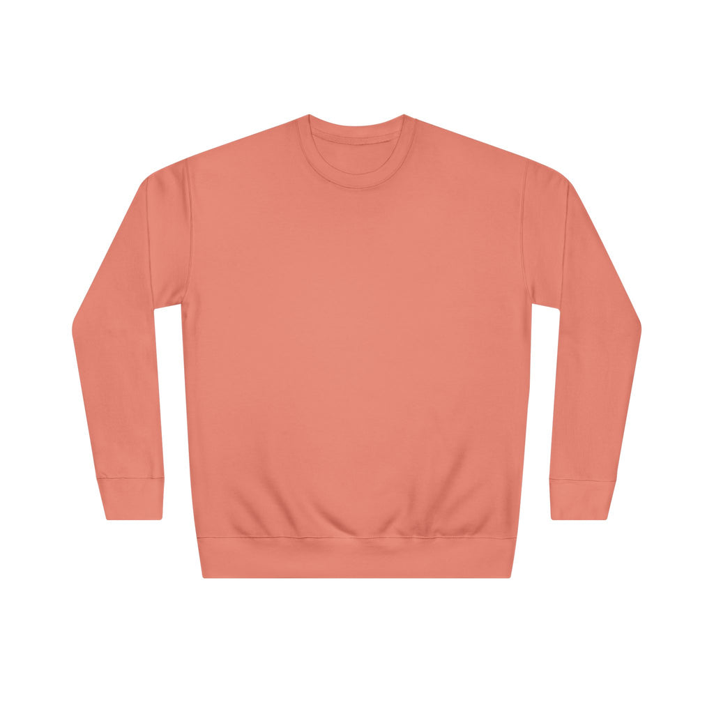 Crewneck Sweatshirt – Classic Coral Crew Sweatshirt, Cozy Everyday Pullover