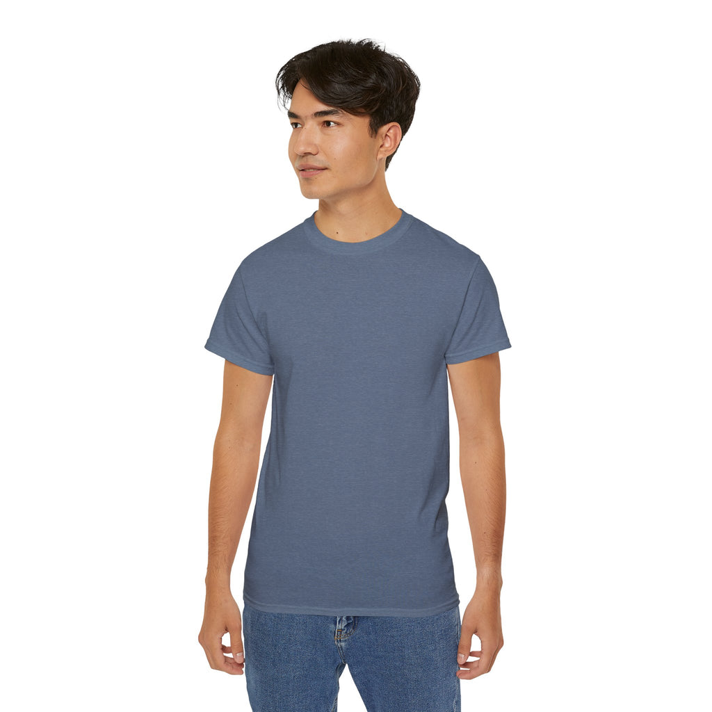 Classic White Cotton Tee - Plain Crewneck Shirt