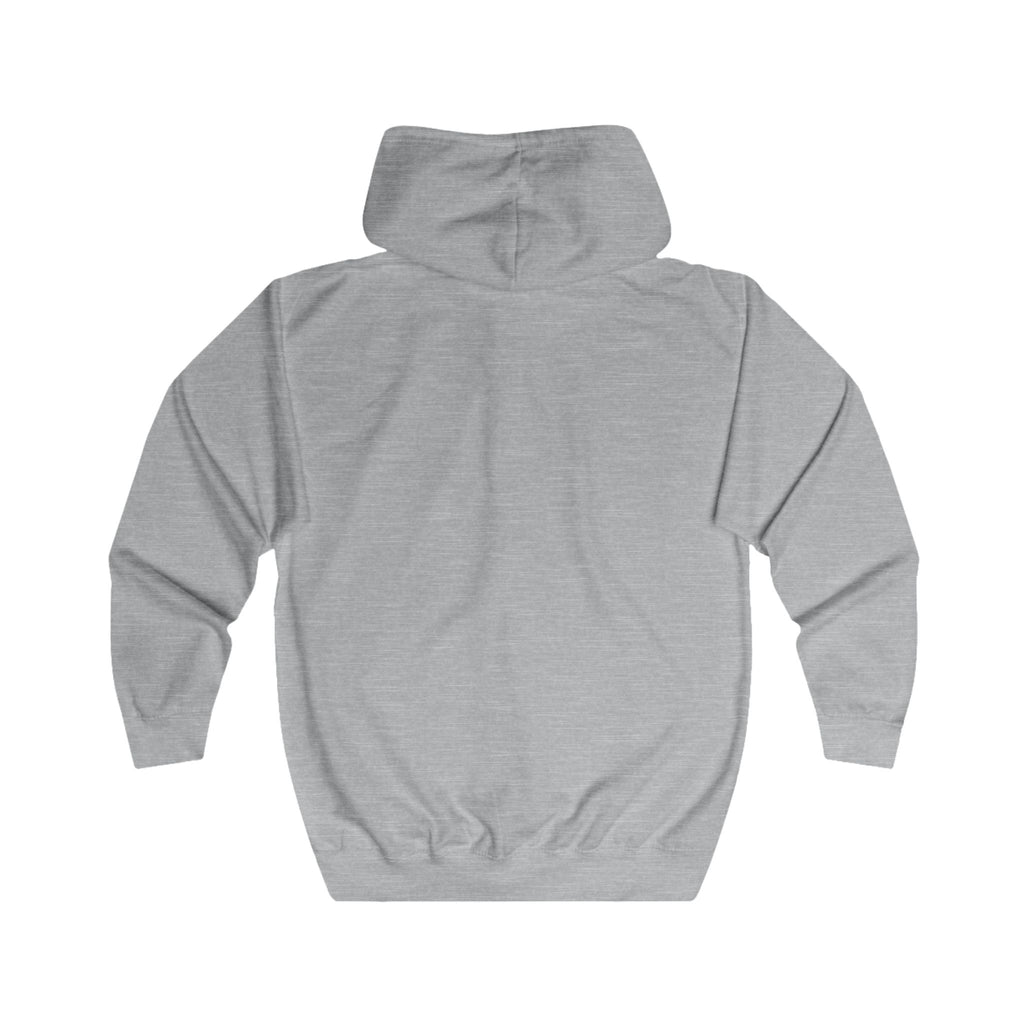 Full Zip Hoodie — Classic White Zip-Up Hoodie