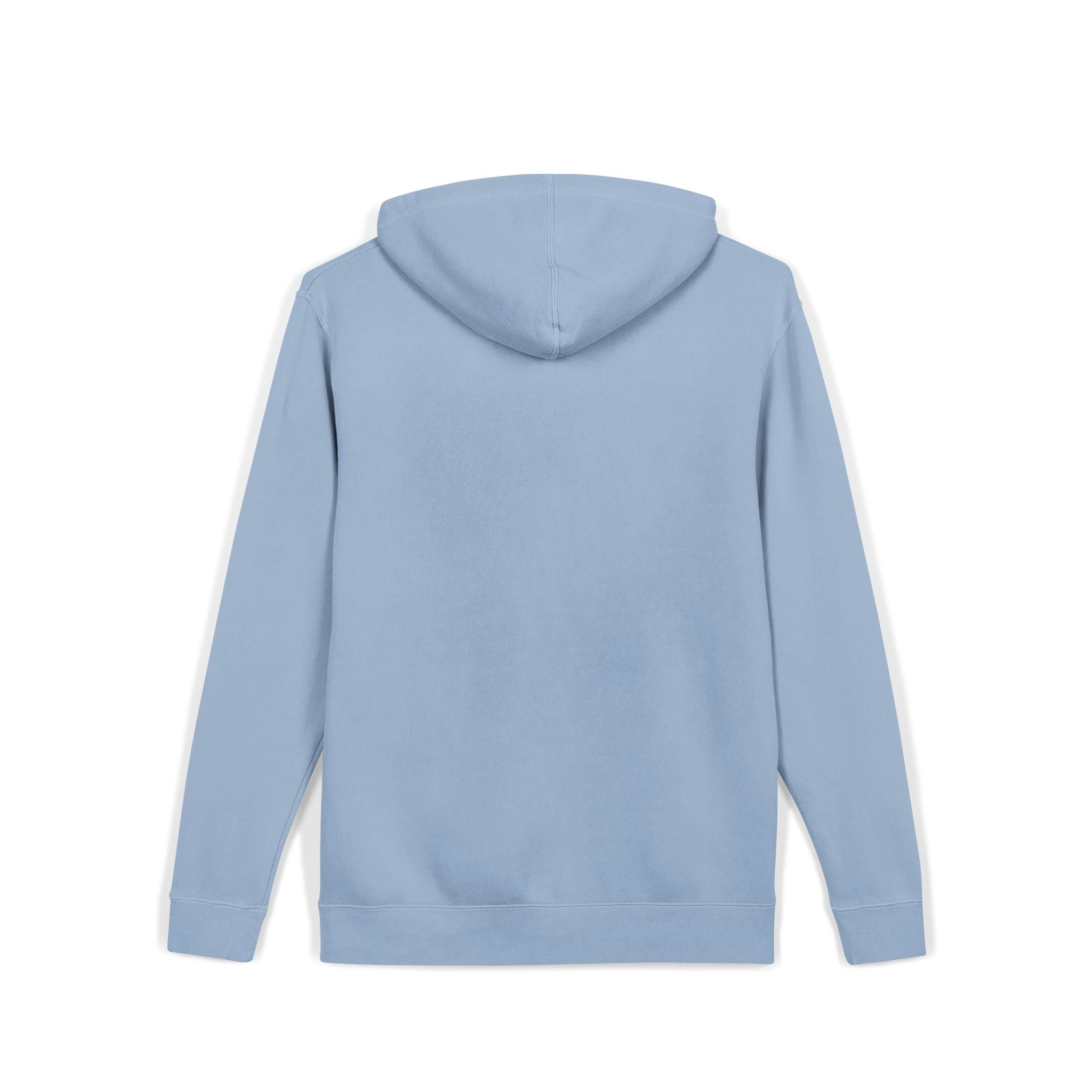 Pigment-Dyed Hoodie — Washed Blush Pullover Hooded Sweatshirt